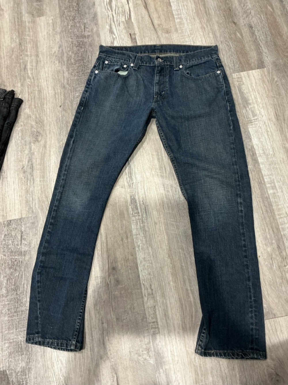 Levi's Men's Dark Blue Straight Jeans